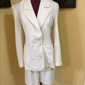 Double breasted Summer Shorts suit